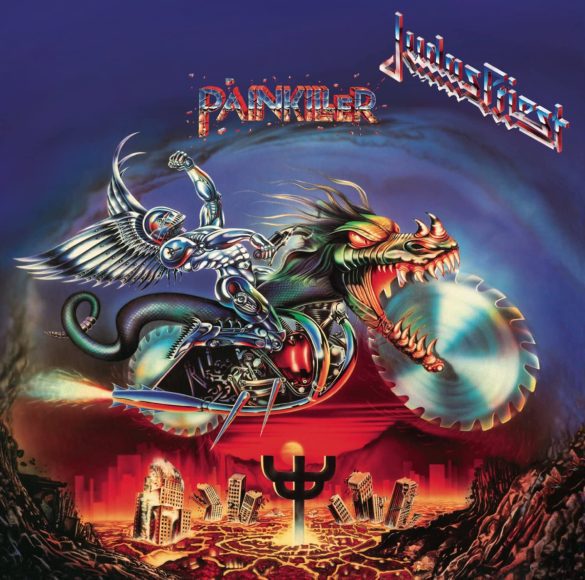 Judas Priest, Painkiller, album cover, 1990