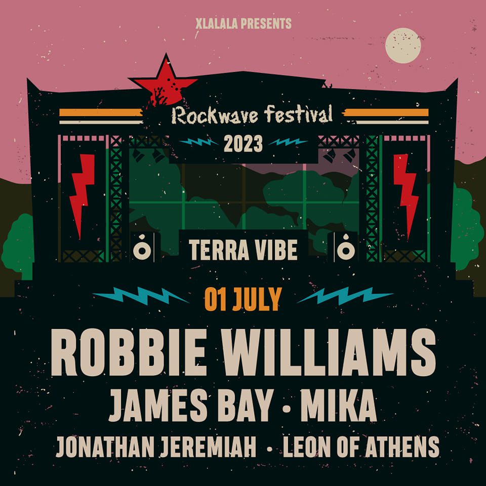 Robbie Williams, ΜΙΚΑ, James Bay και άλλοι στην 1η ημέρα του Rockwave 2023!