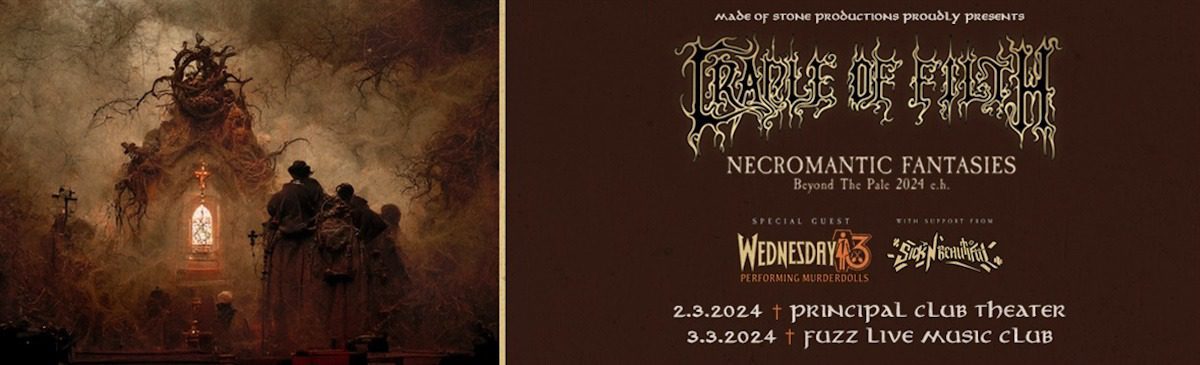 Στην Ελλάδα για δύο συναυλίες οι Cradle of Filth!