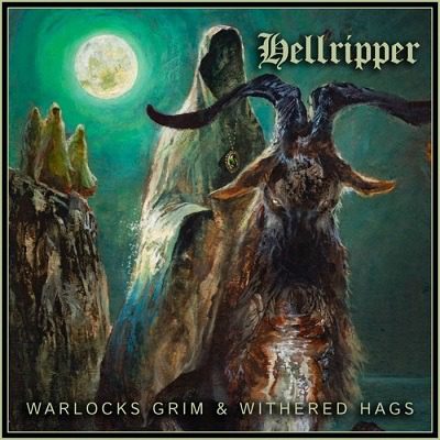 Hellripper, Warlocks Grim & Withered Hags, album cover, 2023