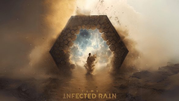 Infected Rain, TIME, album cover, 2024, DEPART