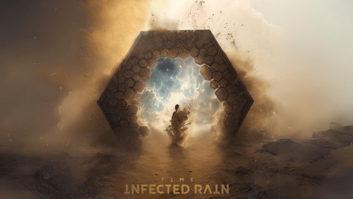 Infected Rain, TIME, album cover, 2024, DEPART